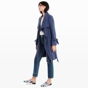 Club Monaco Ellayne Trench Coat, Navy - XS